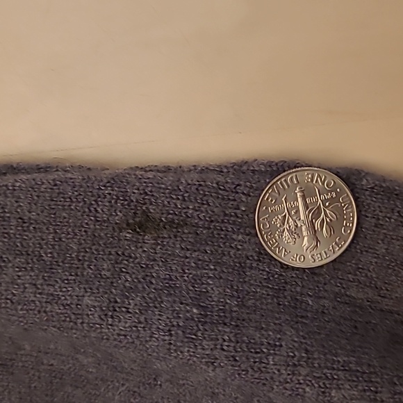 EUC Valentino Red Grey Wool/Cashmere Blend Rosette Button Front Cardigan - Picture 16 of 17